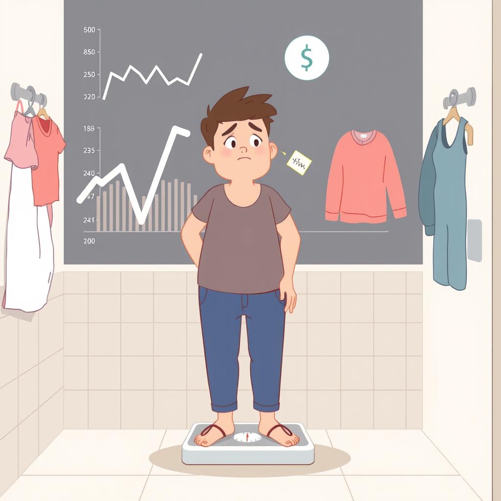 My weight goes up and down constantly.